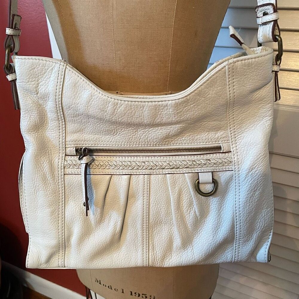 BORN | white leather shoulder bag - Picture 8 of 10